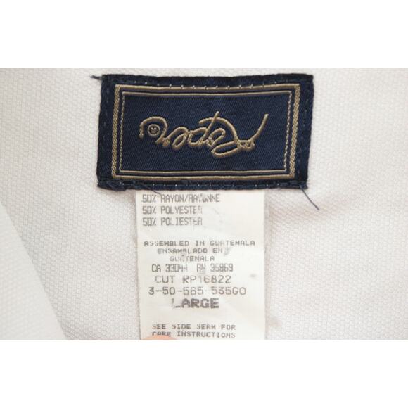 Vintage Roper Western Shirt Women Large Floral Embroidered Pearl Snap Cowgirl - Picture 5 of 6